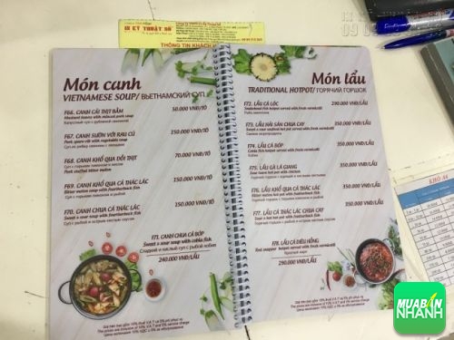 In menu quán ăn - báo giá in kỹ thuật số menu quán ăn, 163, Mãnh Nhi, InKyThuatSo.vn, 08/10/2021 09:04:38