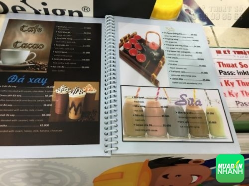 In kỹ thuật số menu quán cafe chất lượng - giá in menu quán cafe, 164, Mãnh Nhi, InKyThuatSo.vn, 08/10/2021 09:04:46