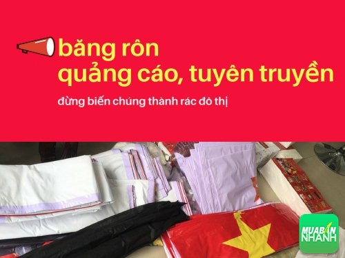 Sử dụng băng rôn quảng cáo, đừng biến chúng thành rác đô thị, 167, Mãnh Nhi, InKyThuatSo.vn, 31/05/2018 10:27:57