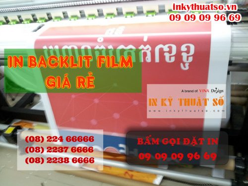 In backlit film giá rẻ HCM tại Công ty TNHH In Kỹ Thuật Số - Digital Printing