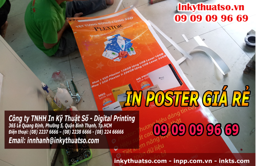 Liên hệ đặt in poster giá rẻ tại Cty TNHH In Kỹ Thuật Số
