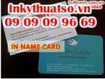 In nhanh name card, in nhanh một mặt hai mặt, nhận in nhanh 1 hộp