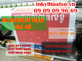 In backlit film giá rẻ HCM, backlit film quảng cáo showroom hàng điện máy