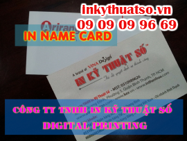 In name card giá rẻ tại Bình Thạnh, in offset danh thiếp số lượng lớn cùng In Kỹ Thuật Số