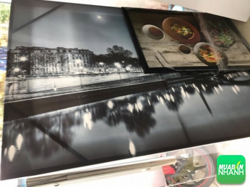 In tranh canvas từ ảnh chụp - thành phẩm in canvas đã được đóng khung tranh giao khách hàng