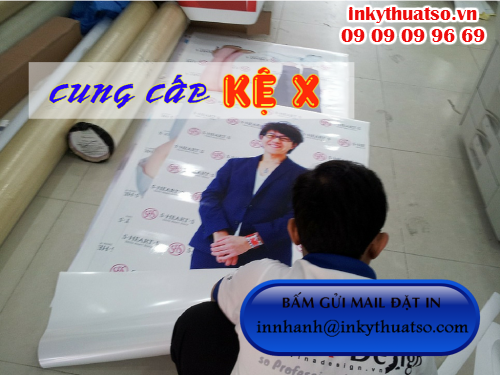 Công ty TNHH In Kỹ Thuật Số - Digital Printing cung cấp, bán kệ X cường lực giá rẻ chuyên dụng trưng bày poster