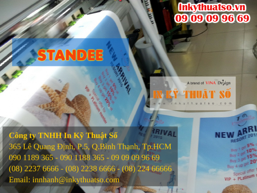 Công ty TNHH In Kỹ Thuật Số - Digital Printing là siêu thị standee tại HCM